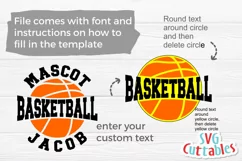 Basketball SVG | Basketball Template 0050 | Basketball Shirt Product Image 2
