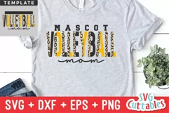 Volleyball SVG | Volleyball Template 0050 | Volleyball Shirt Product Image 1