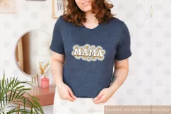 Mama Sublimation design | Mama PNG | Daisies PNG | Vintage Product Image 6