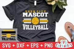 Volleyball SVG | Volleyball Template 0051 | Volleyball Shirt Product Image 1