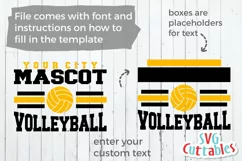 Volleyball SVG | Volleyball Template 0051 | Volleyball Shirt Product Image 2