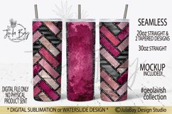 Herringbone Tumbler Wrap Bundle Colorful Seamless Wraps PNG Product Image 4