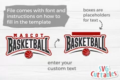 Basketball SVG | Basketball Template 0052 | Basketball Shirt Product Image 2