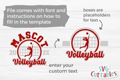 Volleyball SVG | Volleyball Template 0052 | Volleyball Shirt Product Image 4