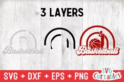 Basketball SVG | Basketball Template 0053 | Basketball Shirt Product Image 4