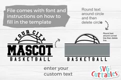 Basketball SVG | Basketball Template 0055 | Basketball Shirt Product Image 2