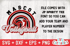 Volleyball SVG | Volleyball Template 0056 | Volleyball Shirt Product Image 3