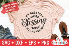 My Greatest Blessings Call Me MawMaw SVG | Grandma Shirt Product Image 1