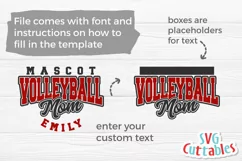 Volleyball SVG | Volleyball Template 0058 | Volleyball Shirt Product Image 2