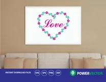 Svg File Flower Wreath. Flower Frames Svg. Floral Frame Clip art. Floral Borders Svg Product Image 2