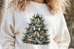 Christmas tree clipart | Winter forest t shirt design png Product Image 3