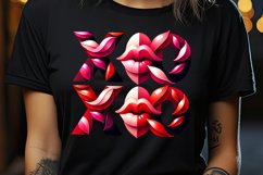 XOXO lips Valentines day Sublimation clipart | Love coffee Product Image 3