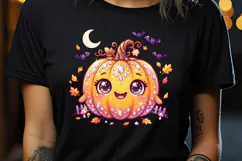Cute Halloween clipart | Kawaii shirt sublimation designs Product Image 3