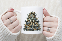 Christmas tree clipart | Winter forest t shirt design png Product Image 4