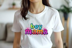 Boy mama clipart | Mothers day Sublimation design png Product Image 4