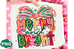 Glitter Coquette Christmas Tree Png Product Image 2
