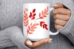Watercolor Autumn Leaves PNG Product Image 6