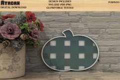 Pumpkin Bundle Plaid and Flowery for Easel Stands SVG files Product Image 8