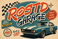 Glops - Retro Brush Font Product Image 6