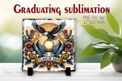 Class of 2024 | Graduation Slate Sublimation Design Product Image 1