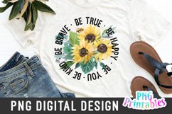 Inspirational Sublimation | Be Kind Be Brave Be Happy Be You Product Image 2