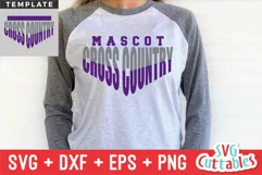 Cross Country SVG | Cross Country Template 006 | Shirt SVG Product Image 1