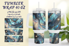 Cosmic night sky tumbler 40oz wrap sublimation design png Product Image 1