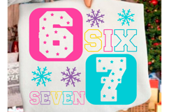 Six Seven 6 7 Funny Meme SVG PNG, Product Image 2