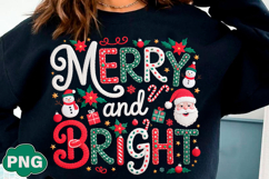 Merry and Bright Png Yarn Christmas Png Product Image 2