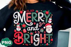 Merry and Bright Png Yarn Christmas Png Product Image 2