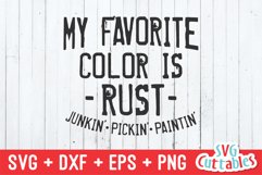 Junkin SVG | My Favorite Color is Rust Product Image 2