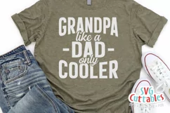 Grandpa SVG | Grandpa Like A Dad Only Cooler Product Image 2