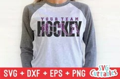 Hockey SVG | Hockey Template 006 | Shirt Design Product Image 2