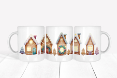 Christmas gingerbread man mug wraps designs bundle 10oz 15oz Product Image 17