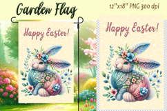 Easter Garden Flag Sublimation |Religious sublimation Easter Product Image 2