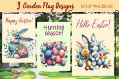 Easter Garden Flag Sublimation BUNDLE |Cute Religious Easter Product Image 11