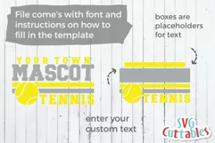 Tennis SVG | Tennis Template 006 | Shirt Design Product Image 2
