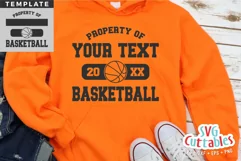 Basketball SVG | Basketball Template 0060 | Basketball Shirt Product Image 1