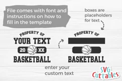 Basketball SVG | Basketball Template 0060 | Basketball Shirt Product Image 2