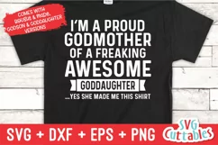 I'm A Proud Godmother Of A Awesome Goddaughter / Godson Product Image 1