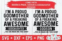 I'm A Proud Godmother Of A Awesome Goddaughter / Godson Product Image 2