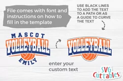 Volleyball SVG | Volleyball Template 0062 | Volleyball Shirt Product Image 2