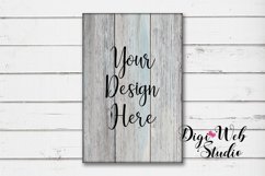 Wood Sign Mockup - Coastal Cottage Rectangle Wood Sign Product Image 1