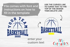 Basketball SVG | Basketball Template 0064 | Basketball Shirt Product Image 2
