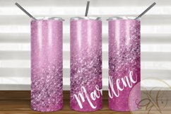 BUNDLE Glittery Design 2oz Skinny Tumbler Sublimation Product Image 3