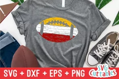 Football SVG | Distressed Football | Shirt Design Product Image 1