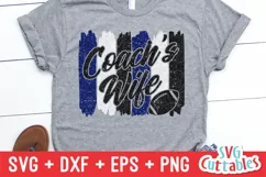 Football SVG | Coach's Wife | Shirt Design Product Image 1