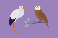 Flat Vector Birds Product Image 1