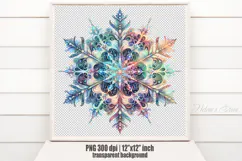 Christmas snowflakes clipart|Cute Winter flower shirt design Product Image 1