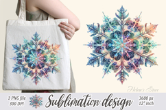 Christmas snowflakes clipart|Cute Winter flower shirt design Product Image 2